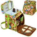 Floral Picnic Cooler for Two